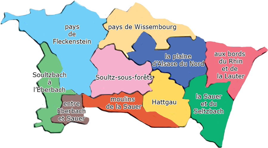 Carte ZP Wissembourg - Diocèse de Strasbourg
