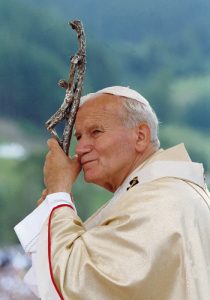 23-27 juin 1988: Jean Paul II lors de son voyage en Autriche